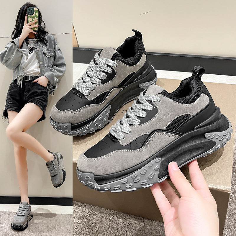 Dame Sporty Sneakers med robust profil og åndbart overmateriale Stilla