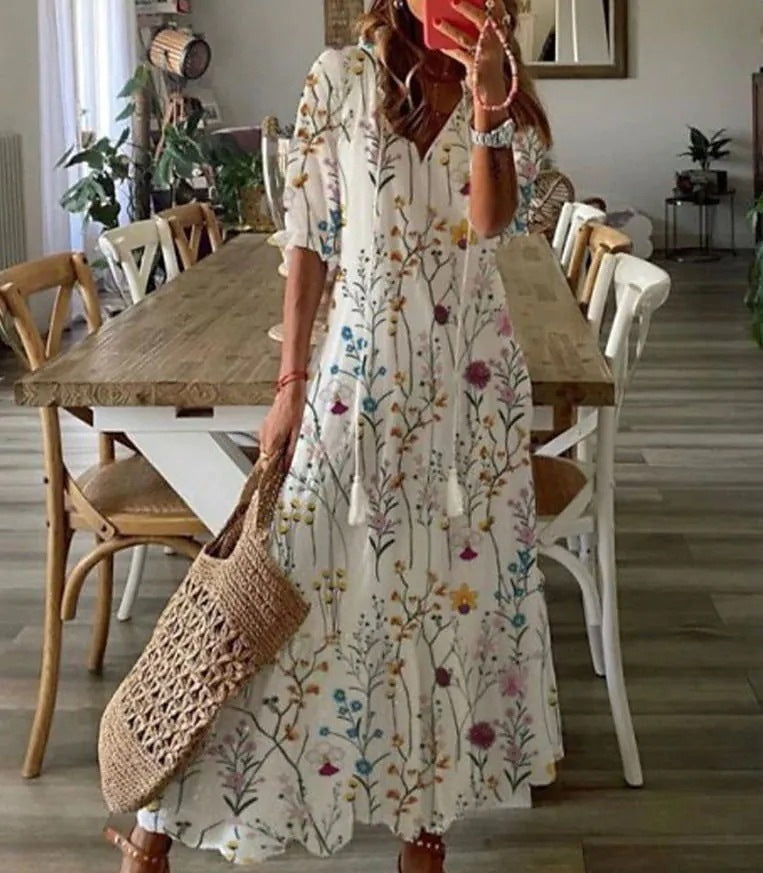 Stilla | Elegant Lang Sommerkjole