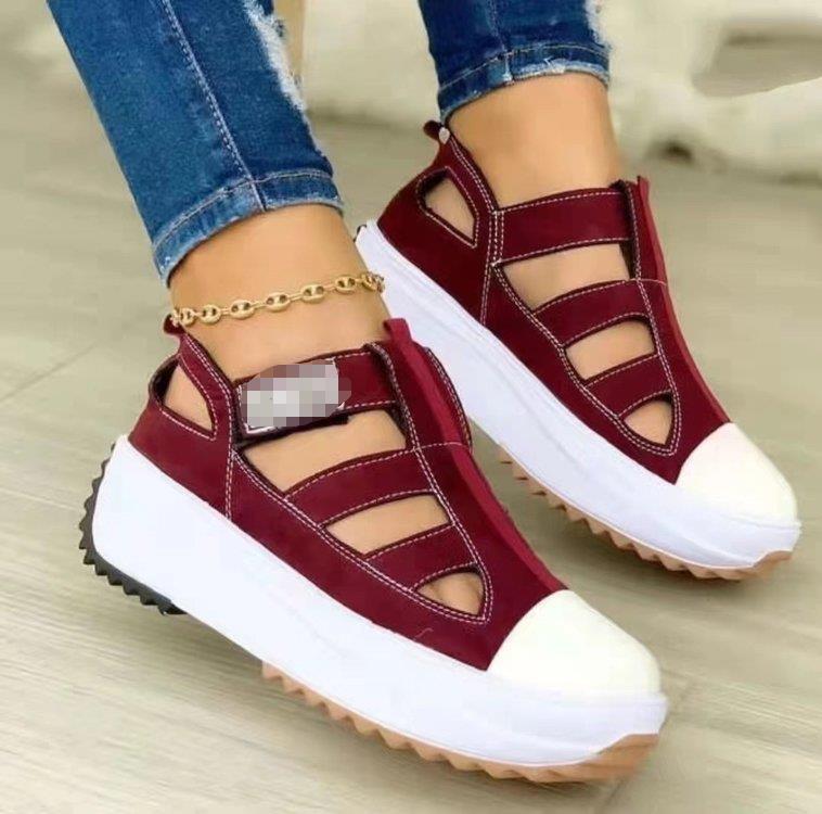 Dame trendy Slip-On Sneakers med åndbar overfladestruktur og skridsikker sål Stilla