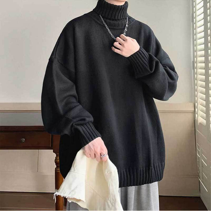 Damer afslappet rullekravesweater med blødt materiale og moderne snit Stilla