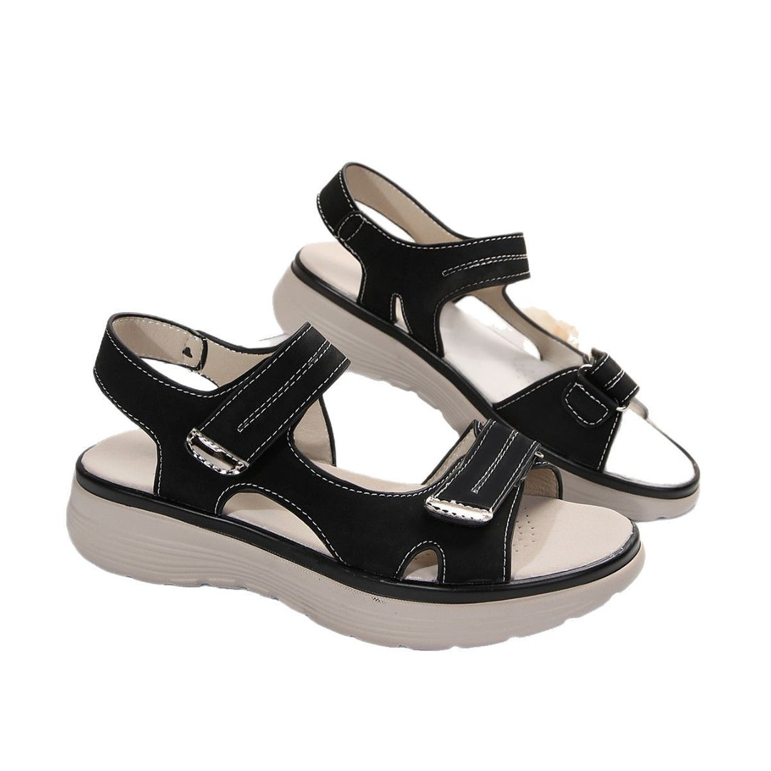 Dame Komfortable anatomiske Sandaler med justerbare remme og ergonomisk sål Stilla