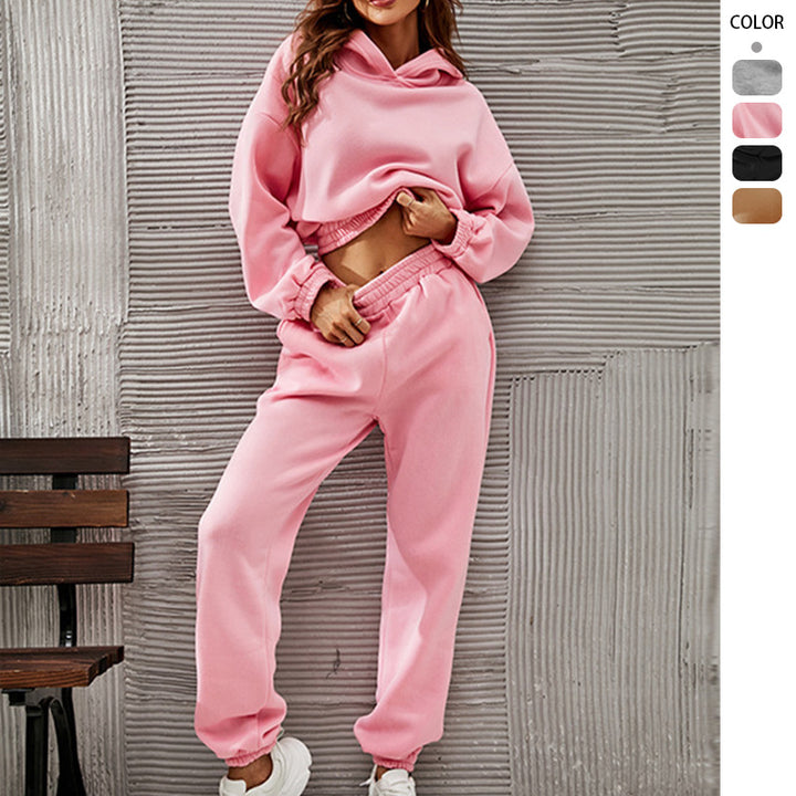 Dame sweatpants s løs pasform og elastisk talje