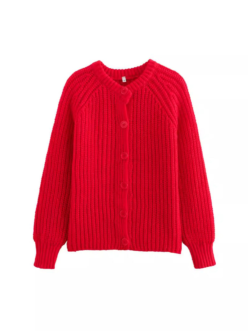 Femme Chunky Strikcardigan Stilla