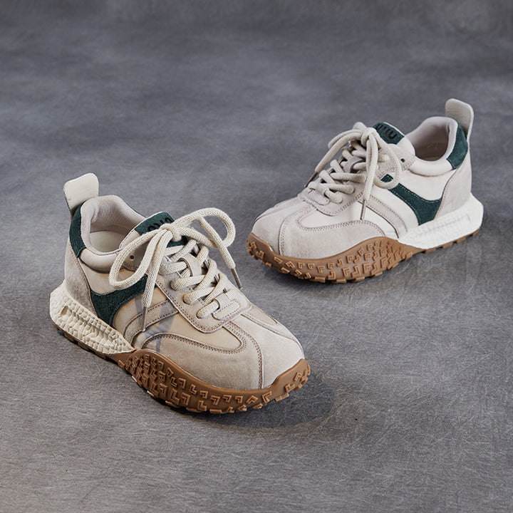 Dame Sporty Snøresneakers med holdbar gummisål Stilla