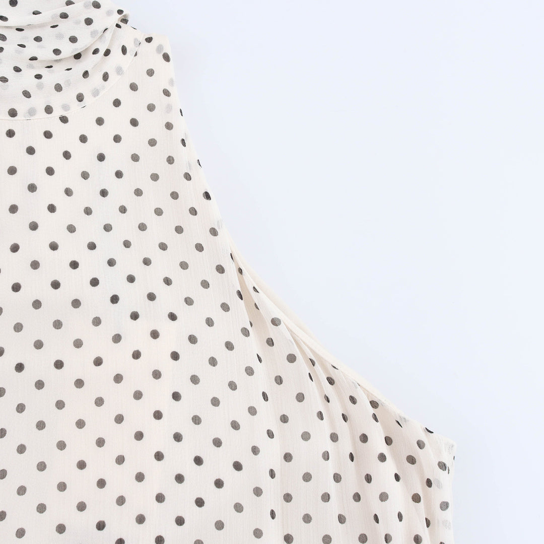 Femme Flydende High-Low Halter Maxikjole Stilla