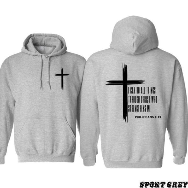 Herre hoodie med inspirerende design Skovae