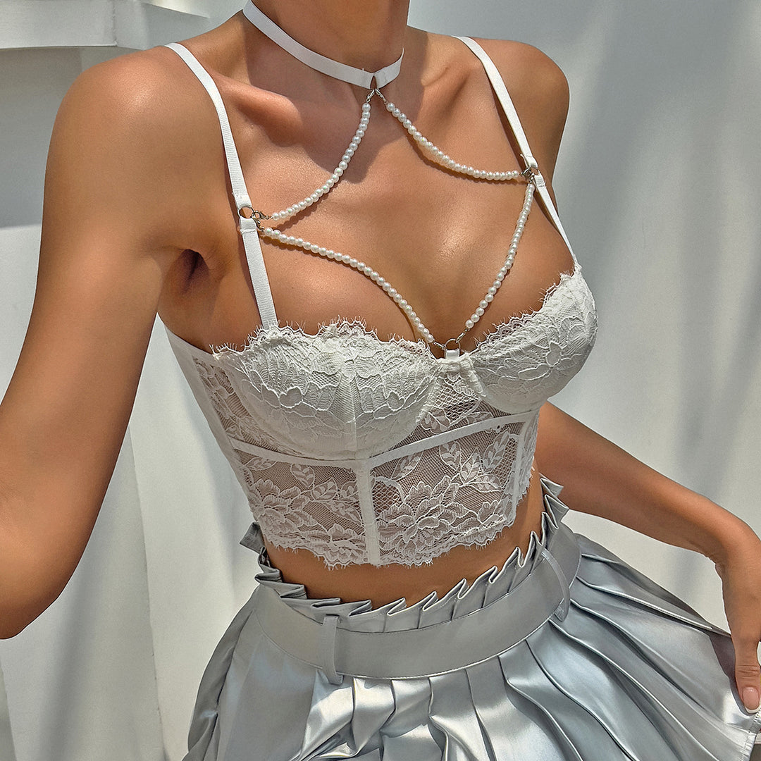 Dame Spids-Bralette Stilla