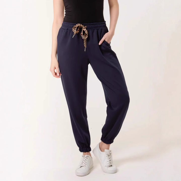 Dame Relaxed Fit Joggebukser med Snor Stilla