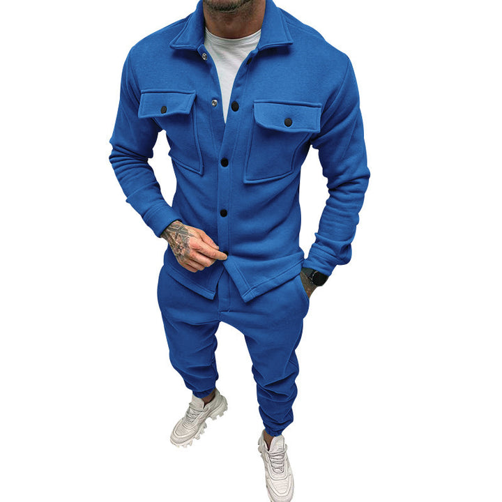 Herre Casual Jakke med funktionelle lommer og moderne design Stilla