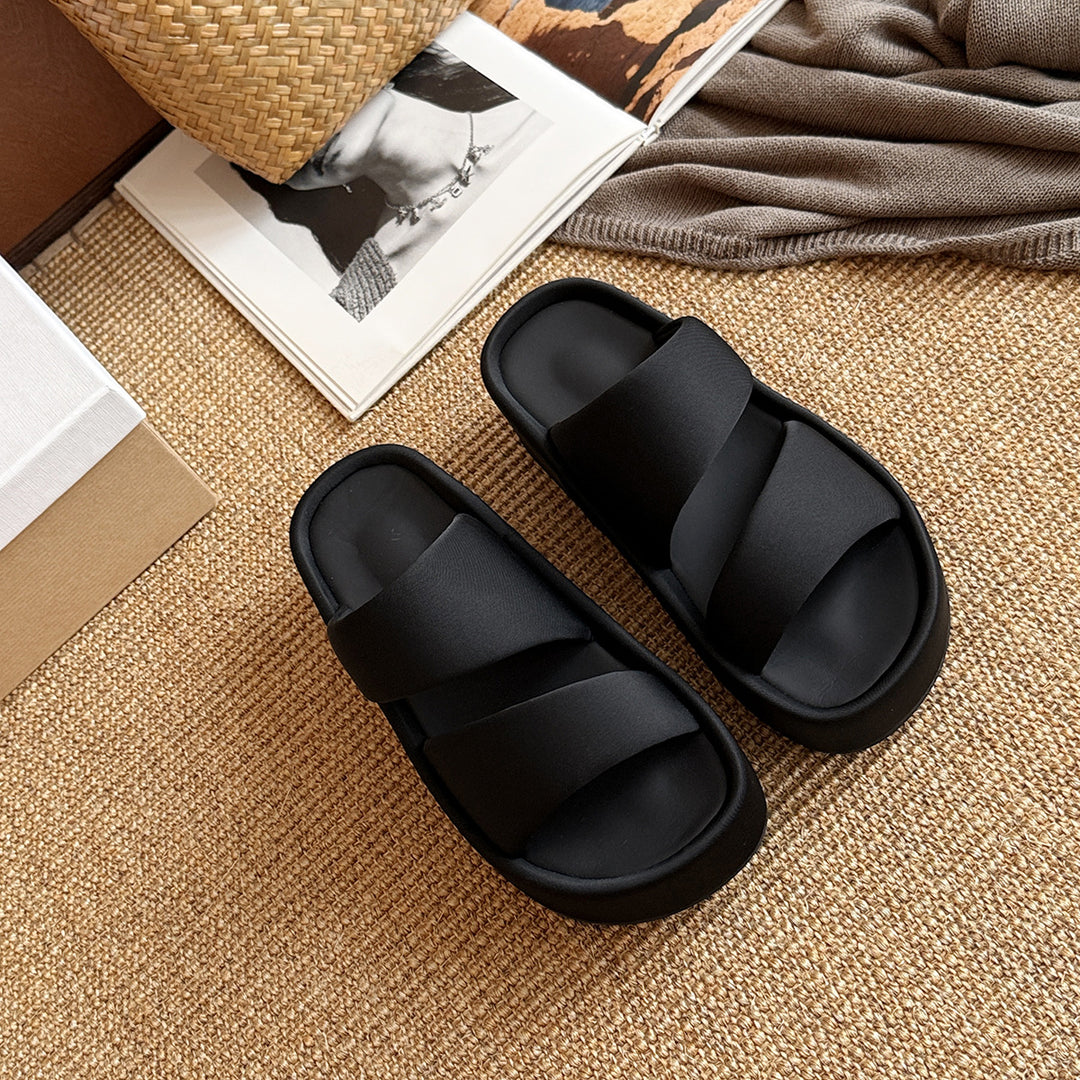Femme Cross-Band Komfort Slide Sandaler Stilla