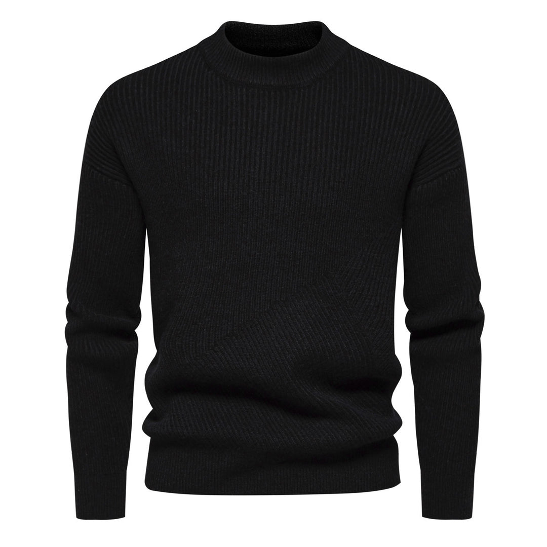Herrer Struktureret Ribkrave Pullover Stilla
