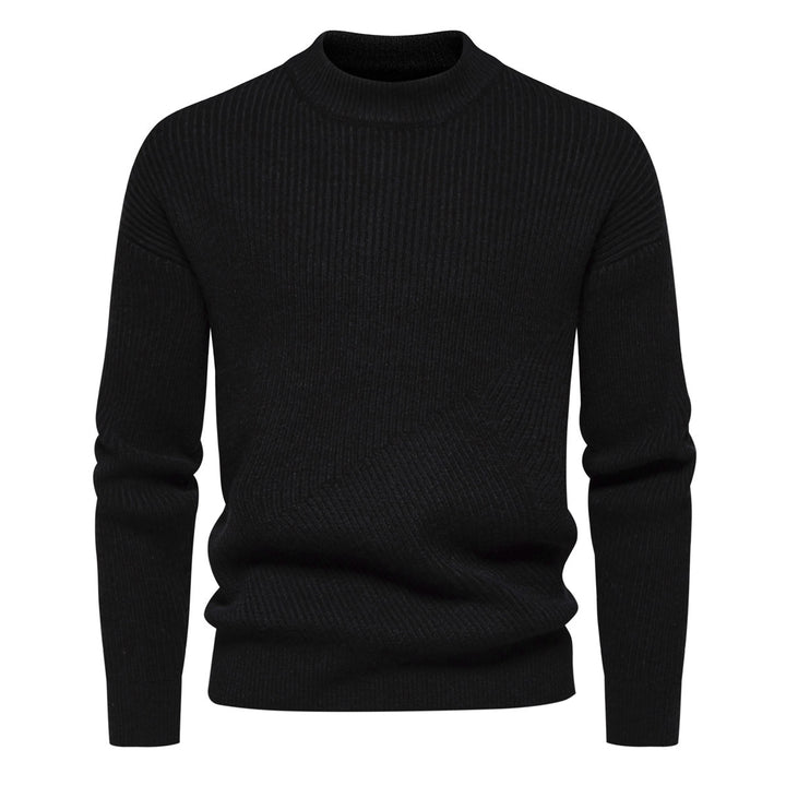 Herrer Struktureret Ribkrave Pullover Stilla