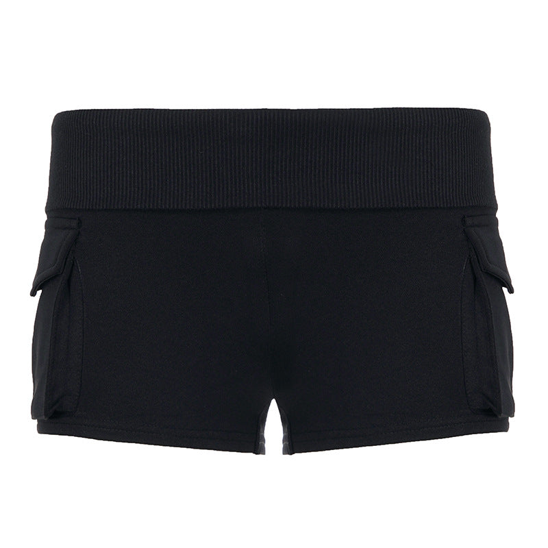 Dame Mode Shorts med praktiske lommer og høj talje Skovae