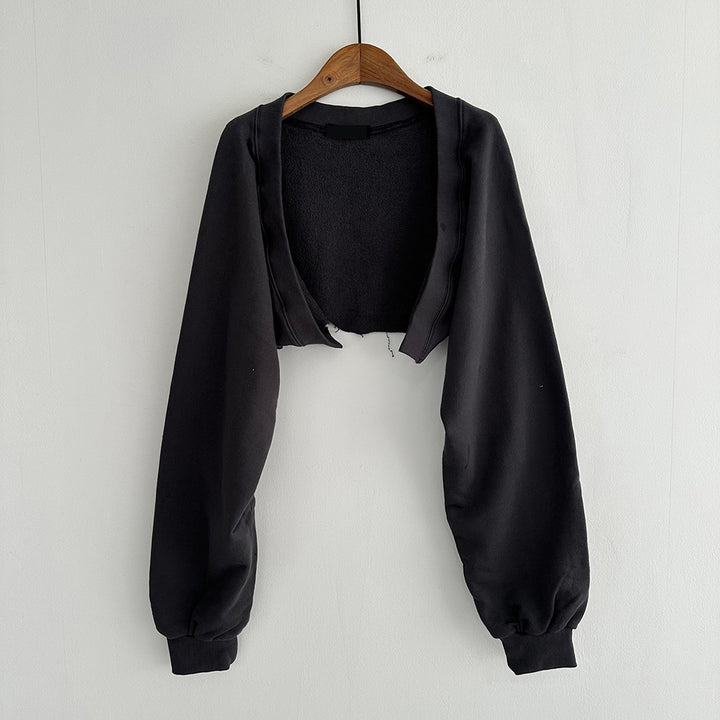 Kvinders sporty loungewear sæt med crop top og brede cargo bukser Stilla
