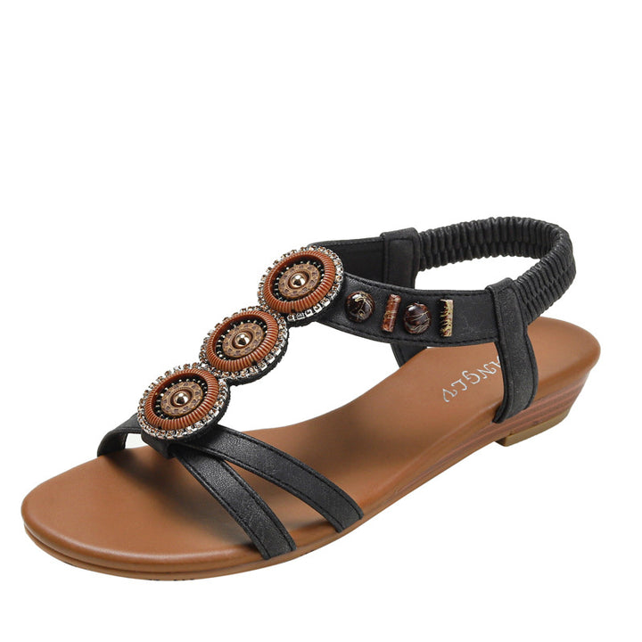Dame Farverige Ethno Sandaler Stilla