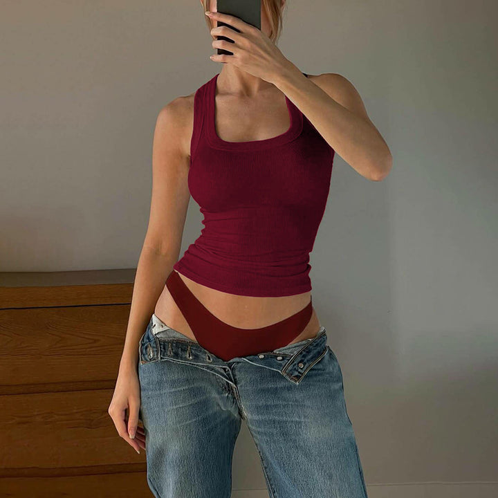Damer Sporty Crop-Top Skovae