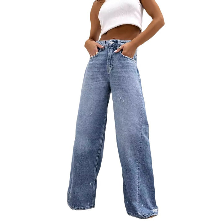 Damer Løst skårne jeans med afslappet vintage charme Stilla