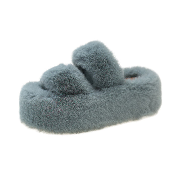 Dame Fluffy Hjemmesko med ci-venligt Design Stilla