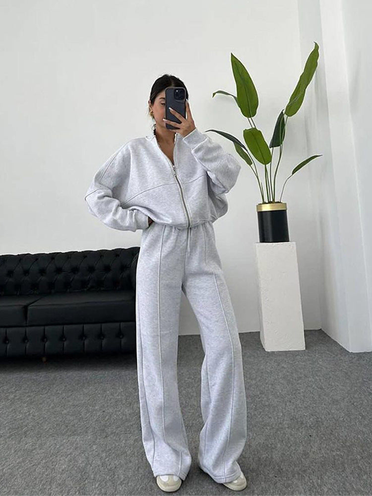 Stilla | Trendy Street Style Jakke Lang Bukser Sæt