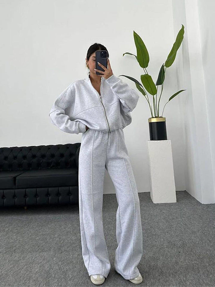 Stilla | Trendy Street Style Jakke Lang Bukser Sæt