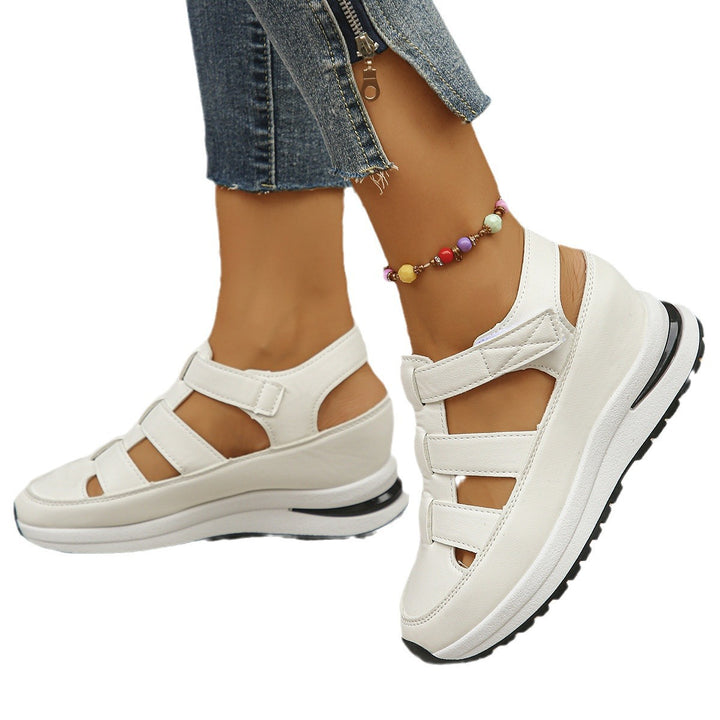 Dame Wedge-sandaler med justerbare remme og åndbar overfladestruktur Stilla