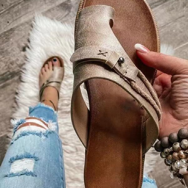 Dame Komfortable Sandaler med justerbart remdesign og ergonomisk fodseng Stilla
