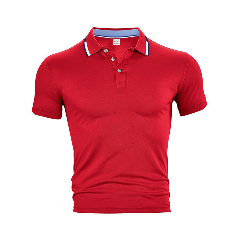 Herrer sporty polo shirt med åndbar teknologi og moderne accenter Stilla
