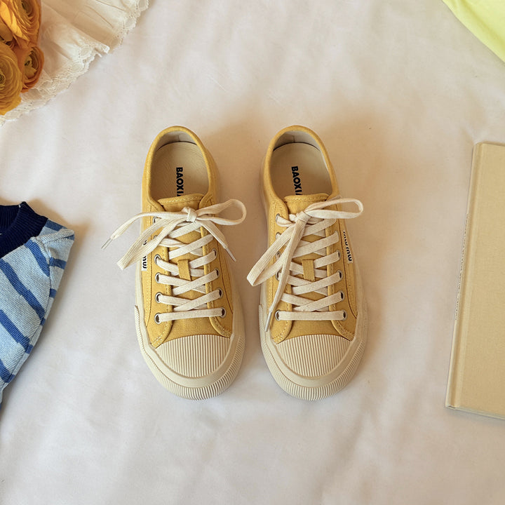 Femme Classic Snørre Canvas Sneakers Stilla