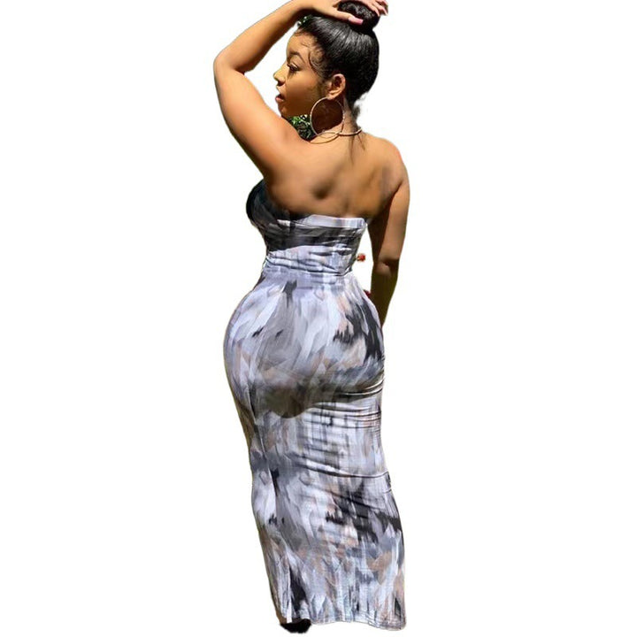Femme Strapless Bodycon Maxikjole Stilla