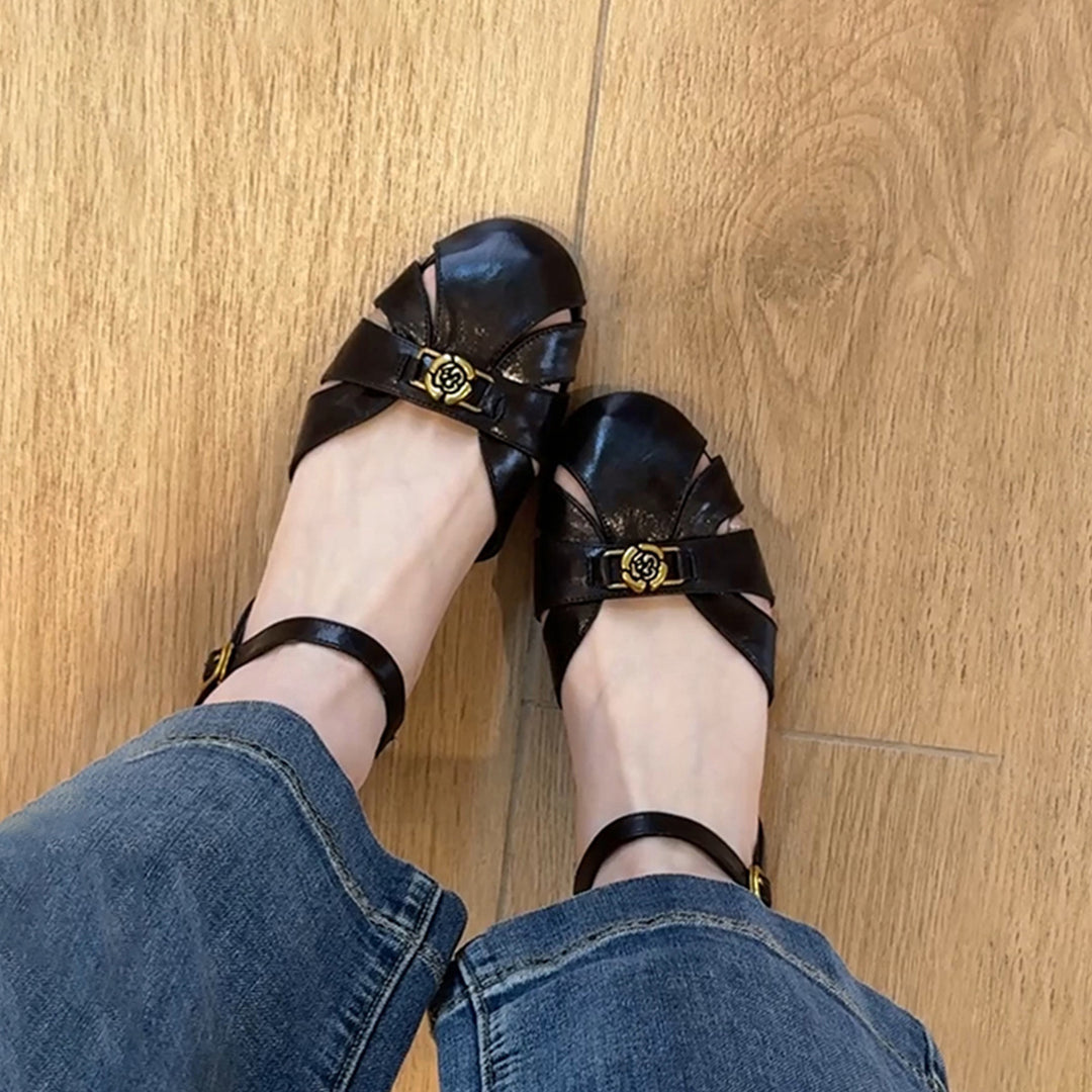 Dame elegante flade Slingback sko Stilla