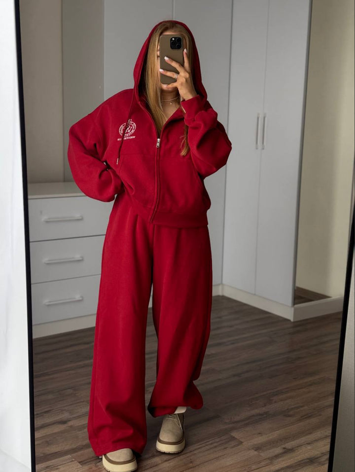 Kvinders casual hoodie med oversized pasform og elegant logo Stilla