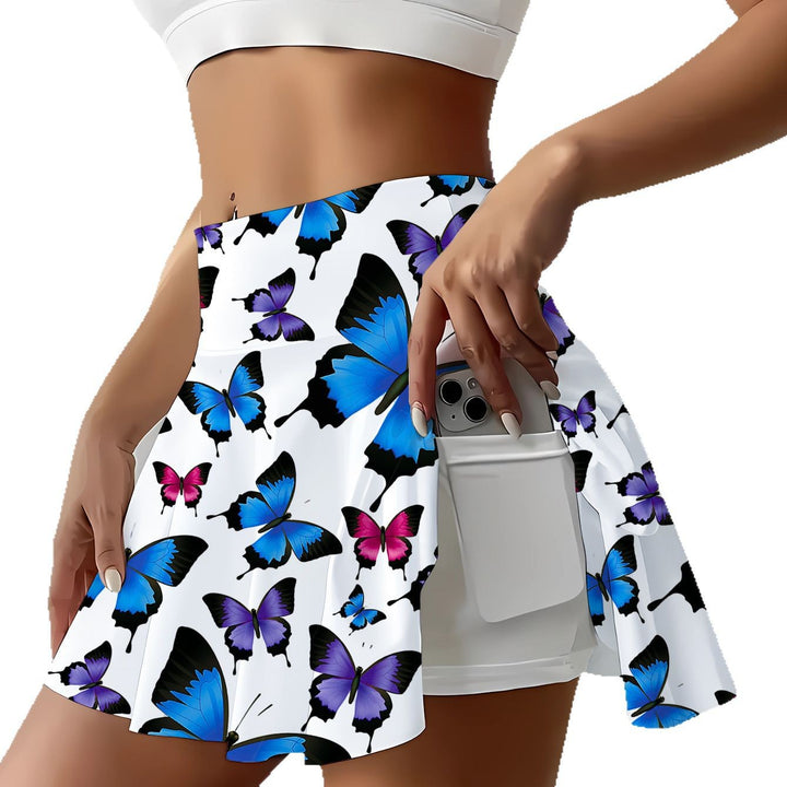 Femme Butterfly Print Mini Skirt Stilla
