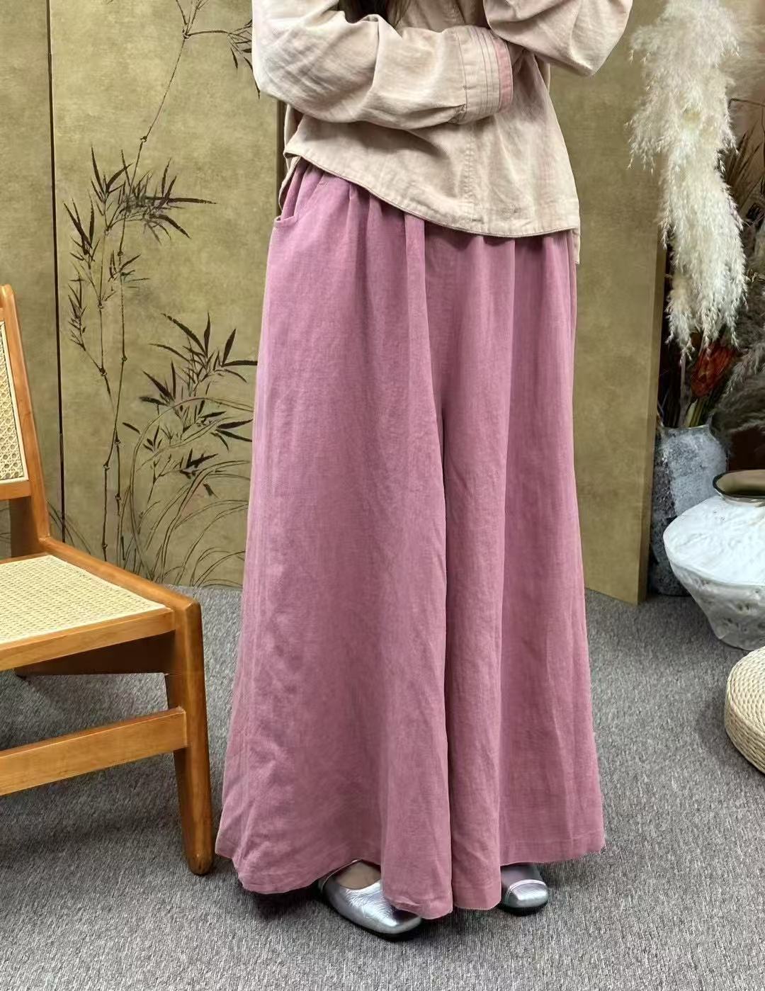 Femme Relaxed Fit Høj talje Maxi-bukser Stilla