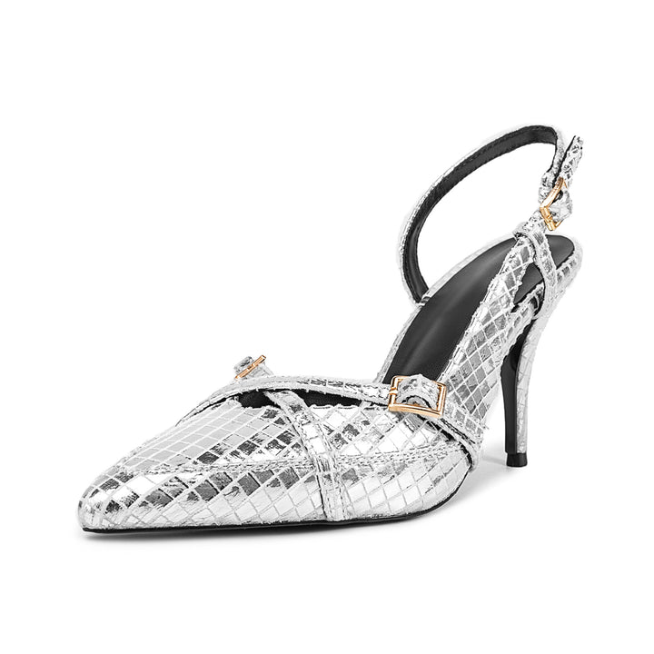 Femme Spids-Tå Slingback-Hæle med smart Rem-Design Stilla