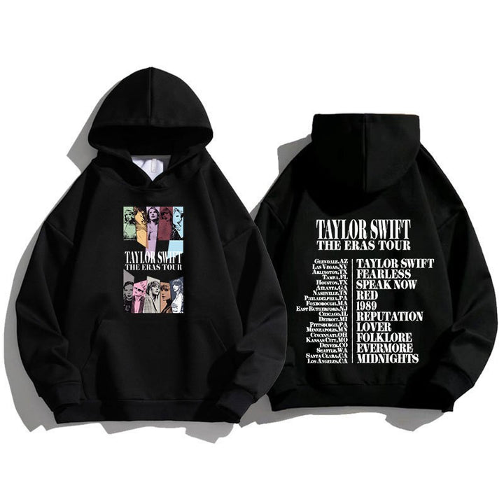 Kvinders hoodie med kunstnerisk motiv og inspirerende oplysning Skovae
