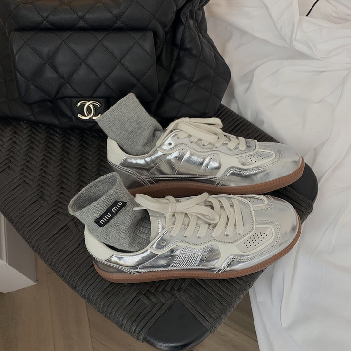 Dame Fritid Retro-inspirerede Sneakers med perforeret design Stilla