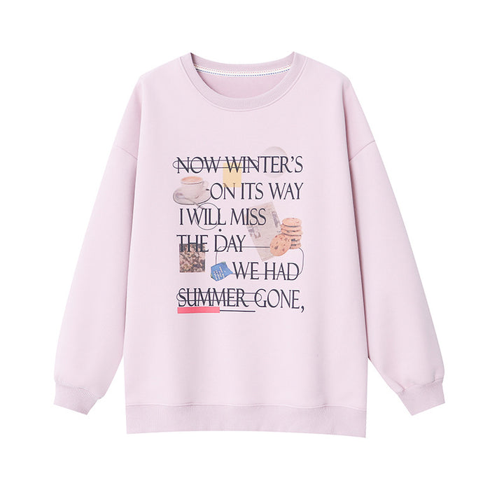 Kvindernes sweatshirts med kreativt print og afslappet snit Stilla