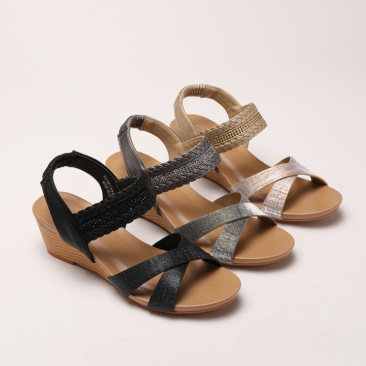 Dame kile sandaler med flettede detaljer Stilla