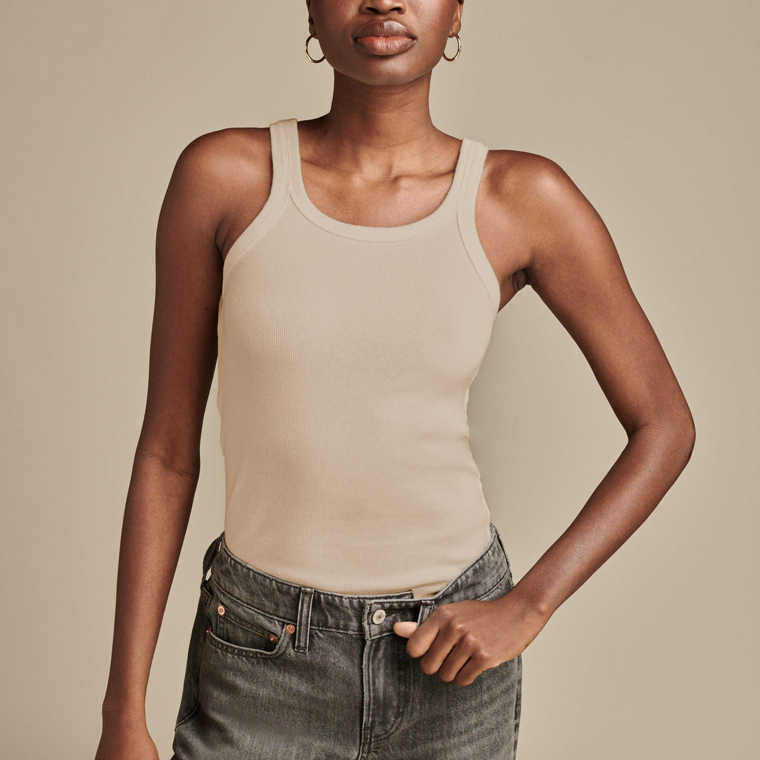 Dame Racerback Tanktop i åndbar bomuld Stilla