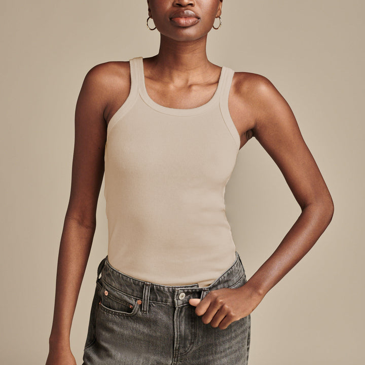 Dame Racerback Tanktop i åndbar bomuld Stilla