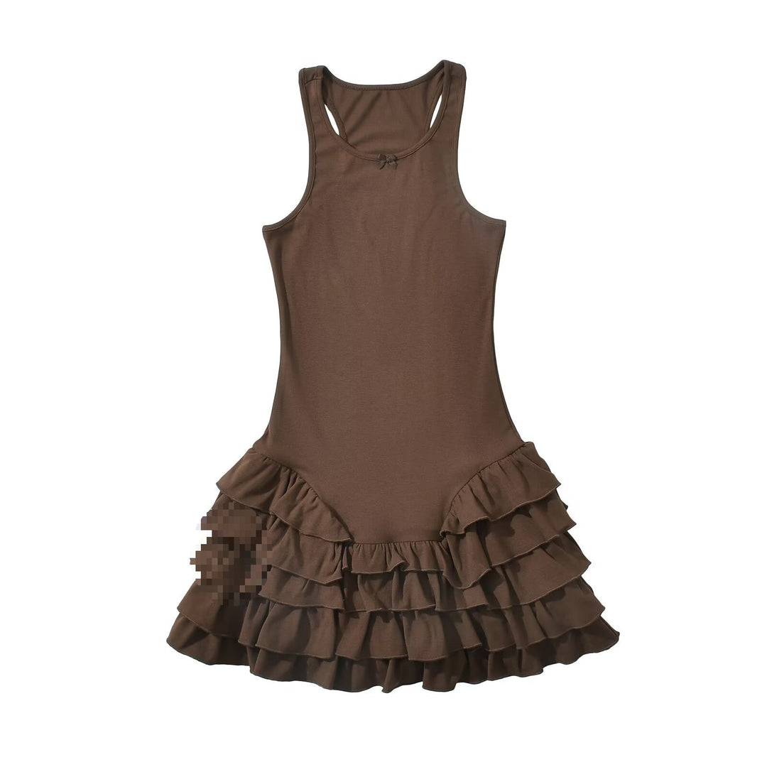 Femme Rüsch Fit-and-Flare Kjole Stilla