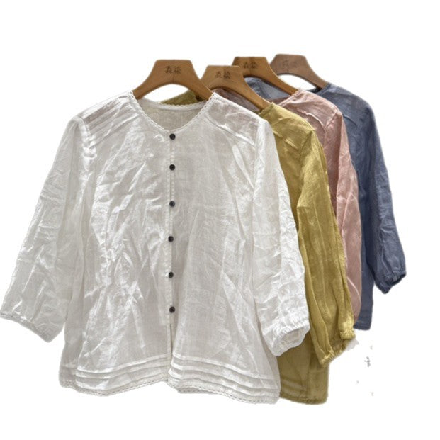 Femme Letvægts Knappet Cardigan Stilla