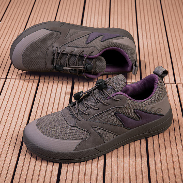 Herrer Lettere Outdoor-Sneakers med Innovativt Hurtigt snorsystem Stilla