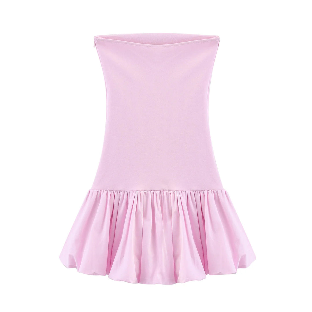 Femme Flared Hem Mini Kjole Stilla