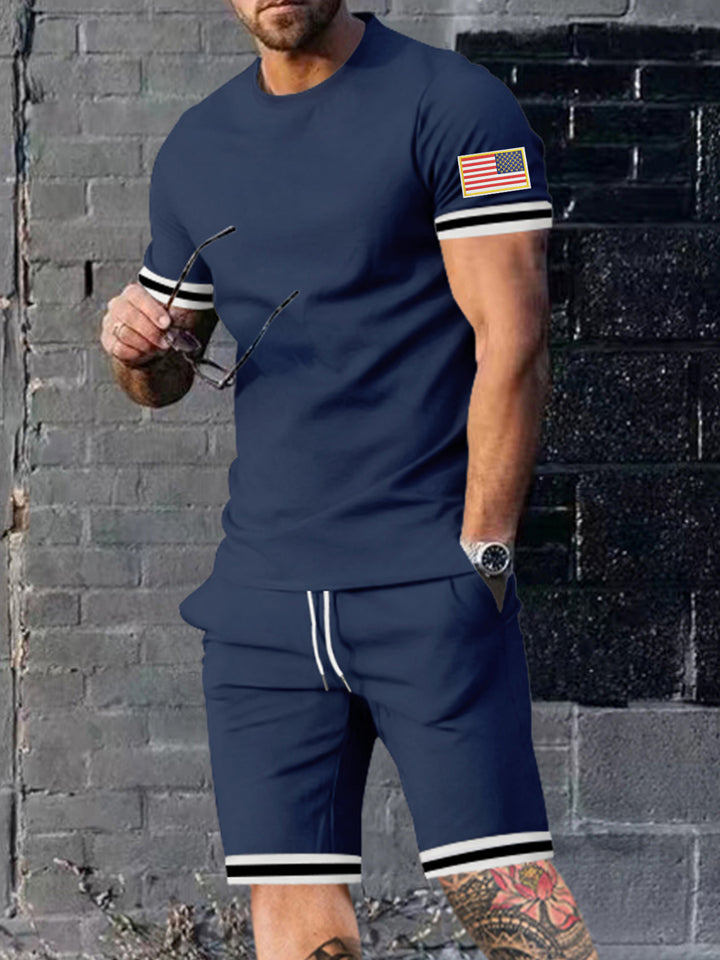 Herrer fritids-shorts og T-shirt sæt Stilla