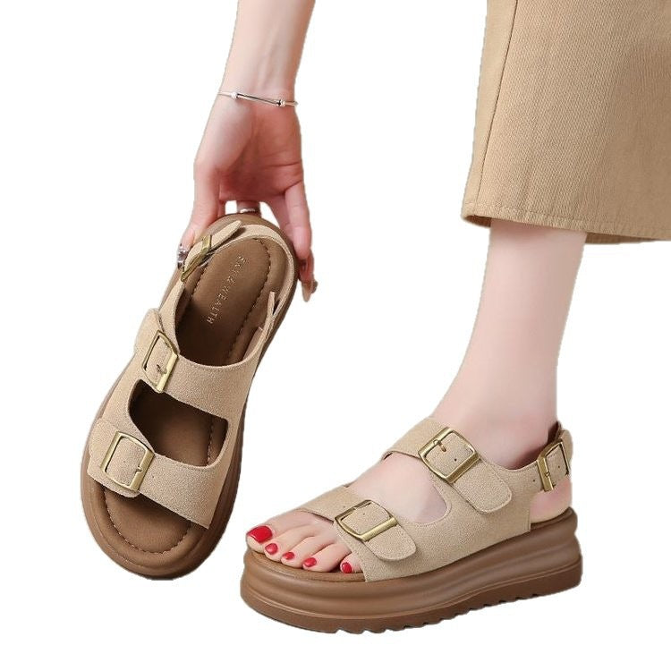 Dame Plateau-sandaler med justerbare spænder og behagelig dæmpning Stilla
