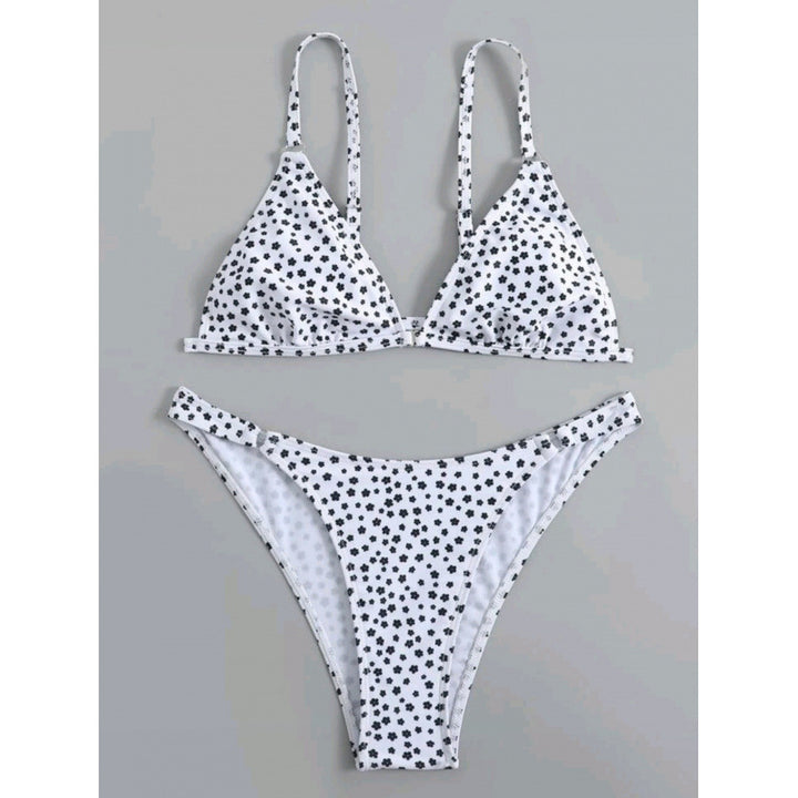 Dame triangle-bikini med legende mønster Skovae