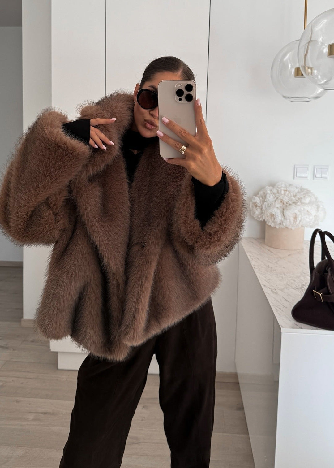Stilla | Eg-Faux-Fur-Jakke