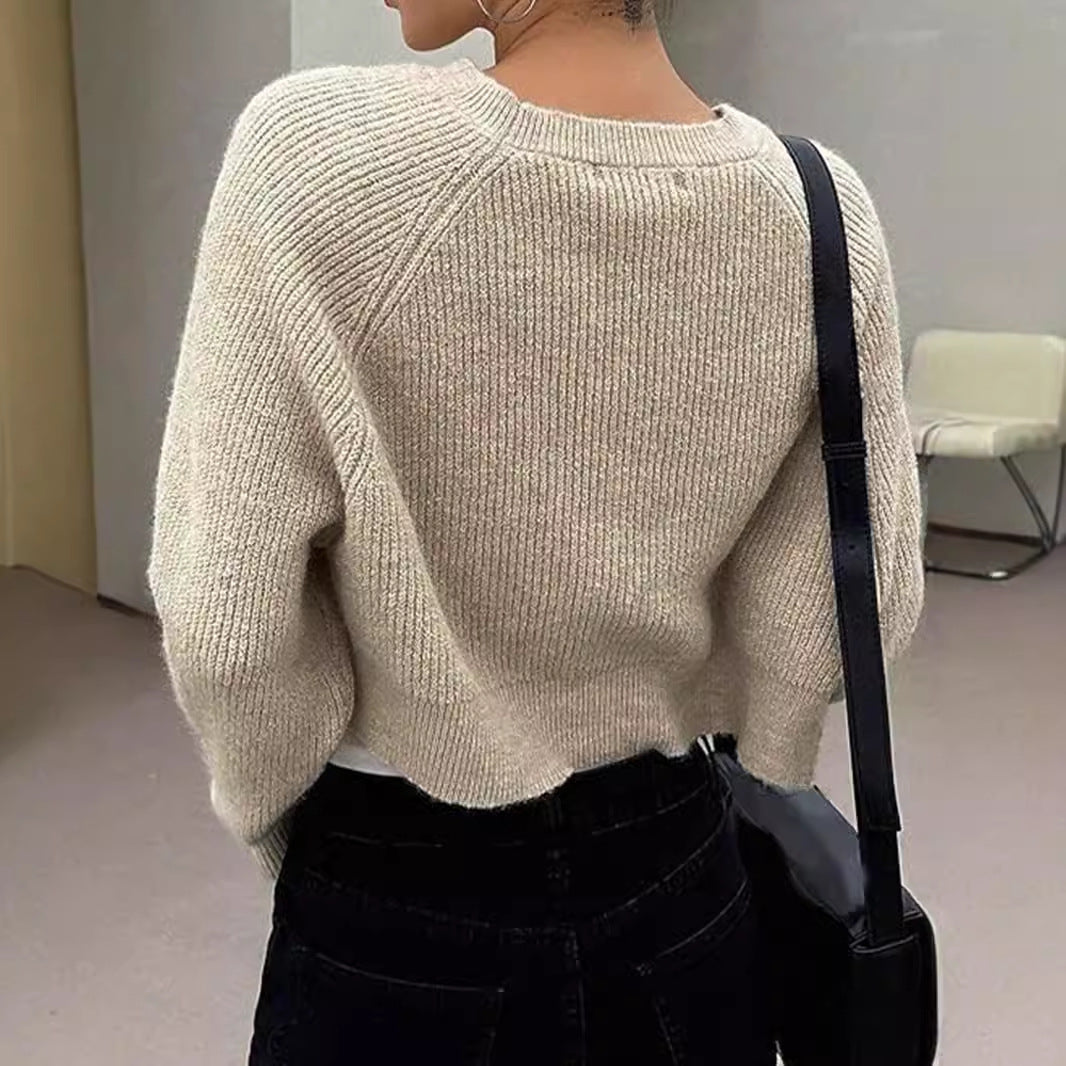 Dame Modisk Strikpullover Stilla