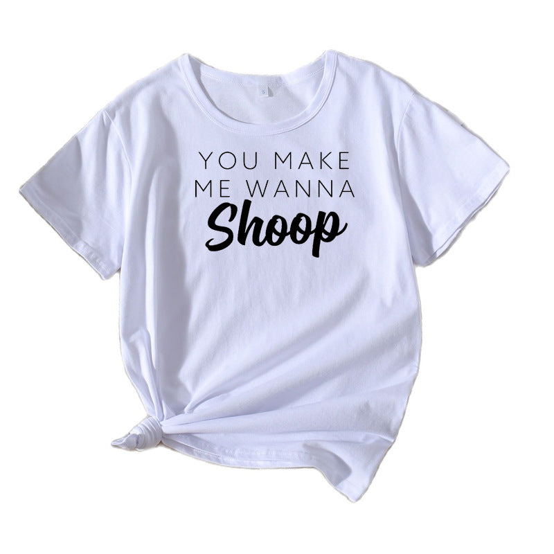 Dame Casual Statement Grafik T-shirt Stilla